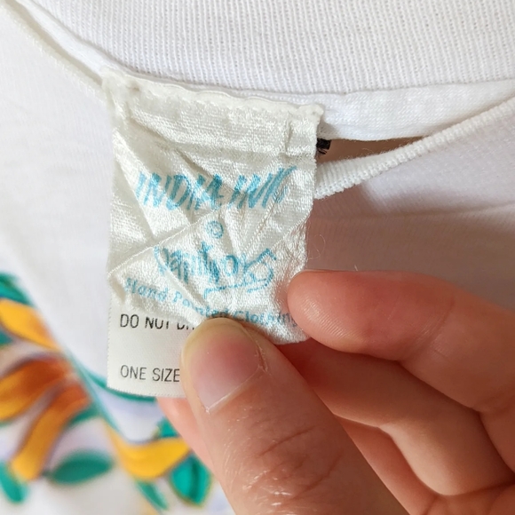 90s India Ink Handpainted Tee - Picture 5 of 5